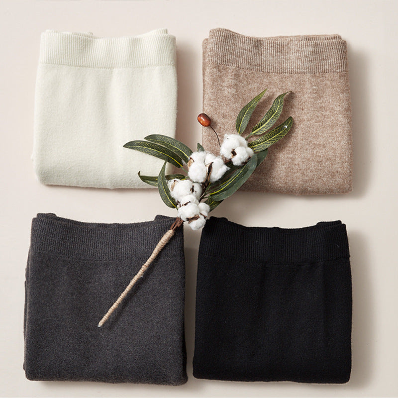 Plus Size Knit Midi Pencil Skirt