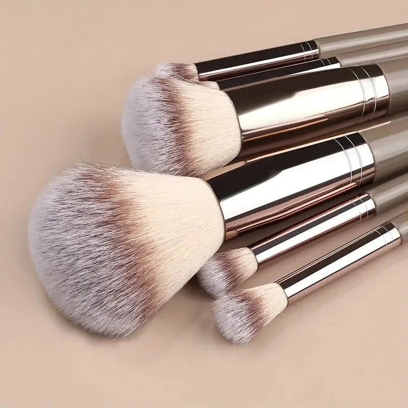 Makeup Brushes & Puff Set