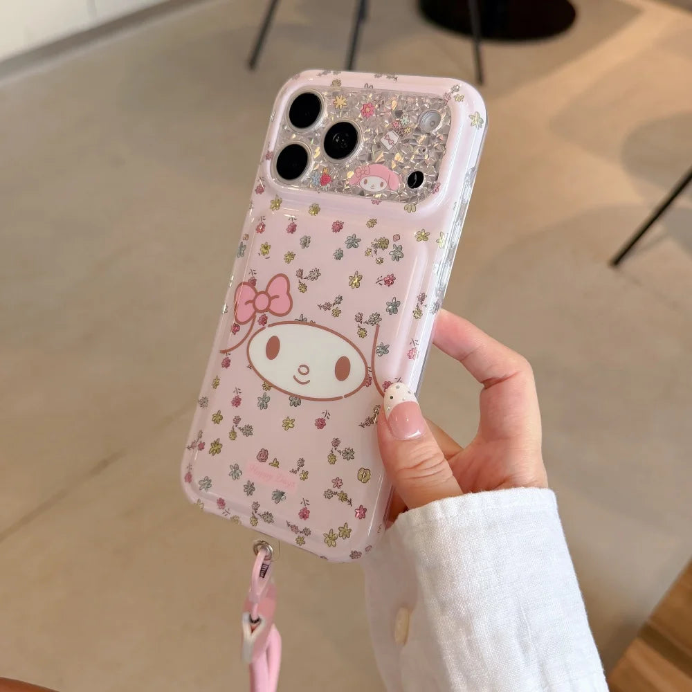 Glitter Cartoon iPhone Case