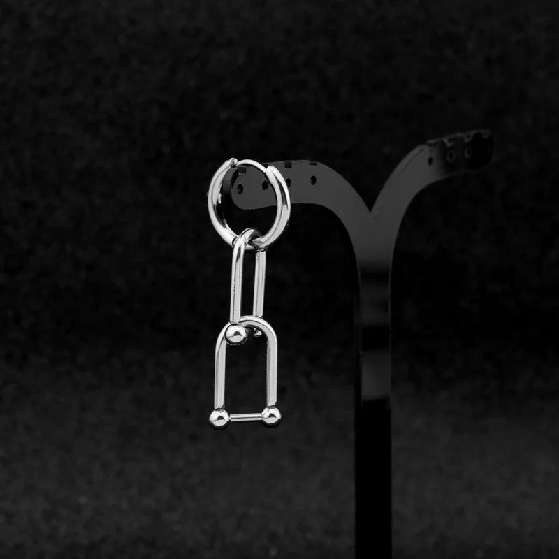 Men's Cross Tassel Ear Cuff