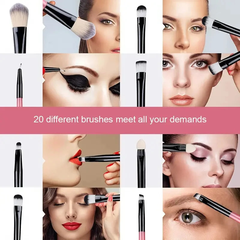 Premium Synthetic Makeup Brush Set