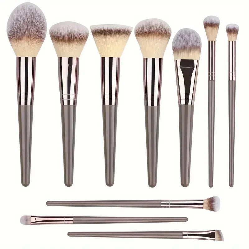 Makeup Brushes & Puff Set