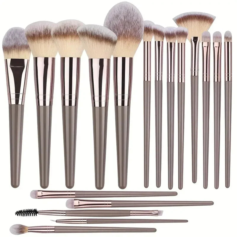 Makeup Brushes & Puff Set