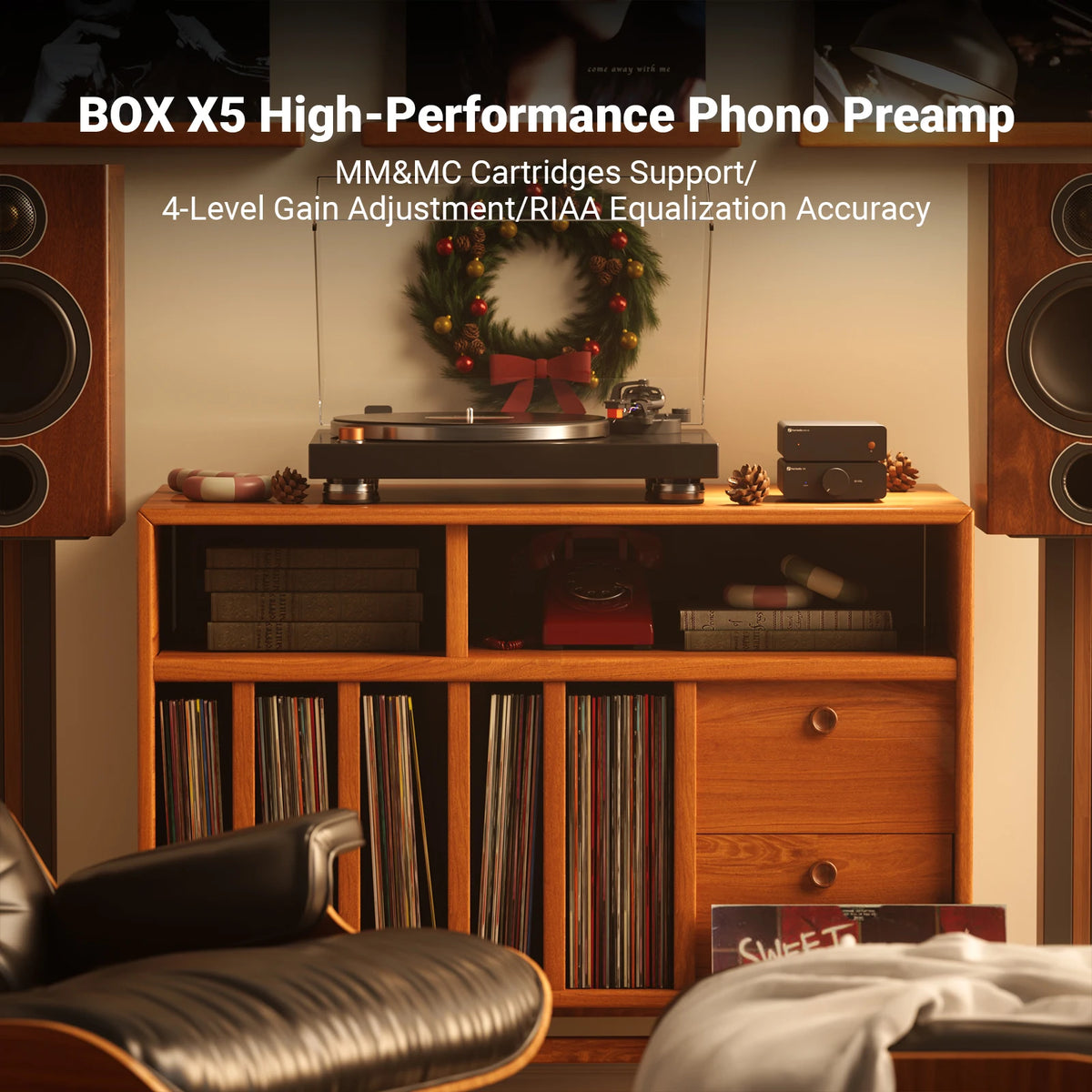 🎵 Fosi Audio BOX X5 HiFi Phono Preamp