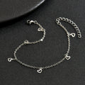 🌙 Heart Star Moon Anklet Bracelet