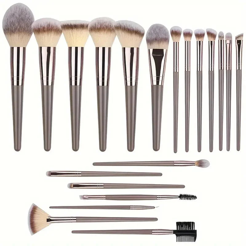 Makeup Brushes & Puff Set