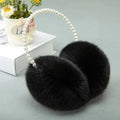 Faux Pearl Fleece Earmuffs