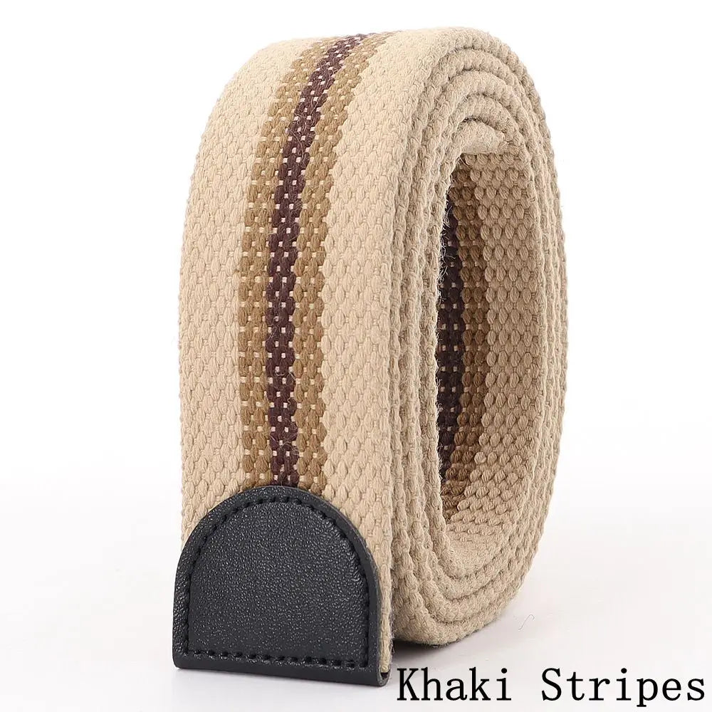 Canvas Tactical Belt Strap – No Buckle