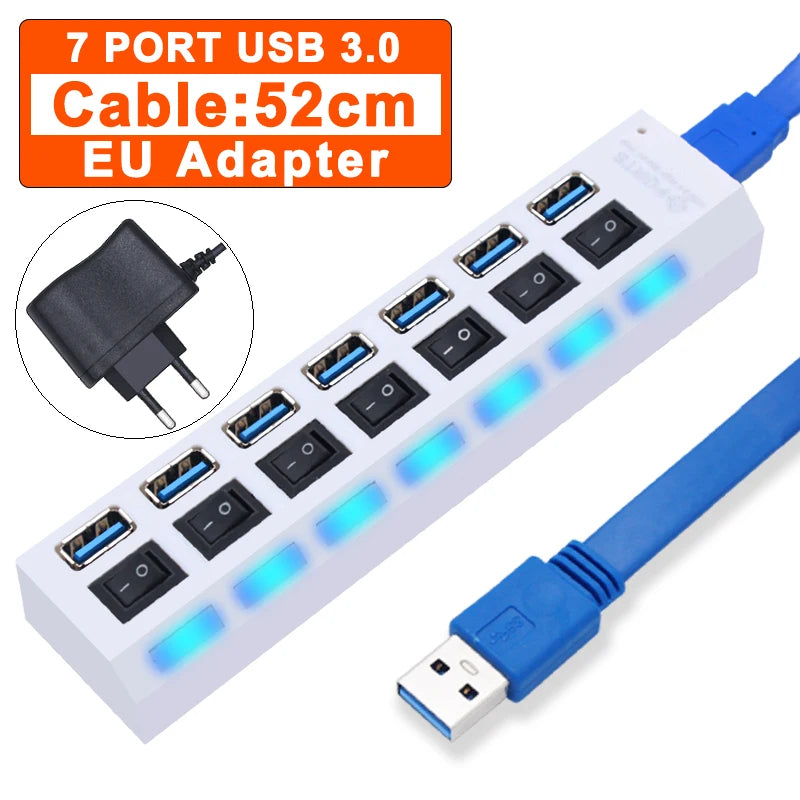🔌 USB 3.0 Multi-Port Hub