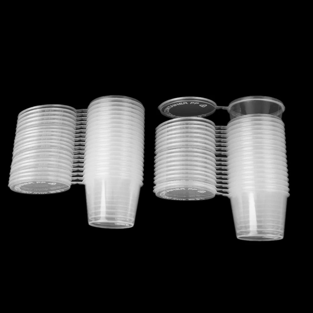 Hinged Sauce Cups with Lids