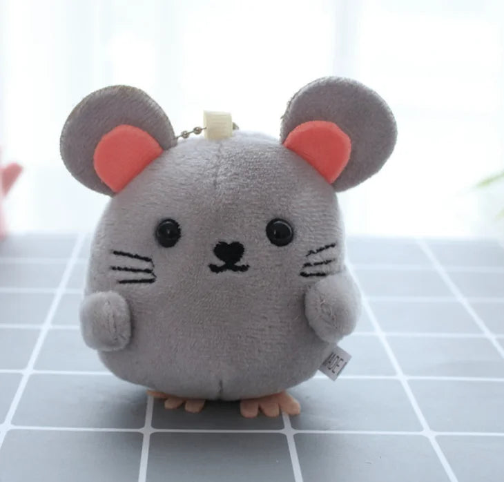 Mini Mouse Plush Keychain