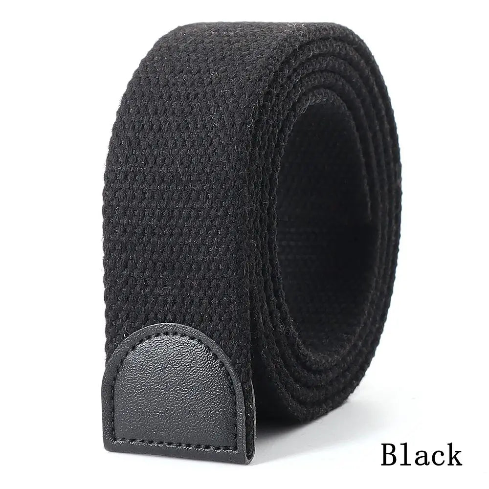 Canvas Tactical Belt Strap – No Buckle