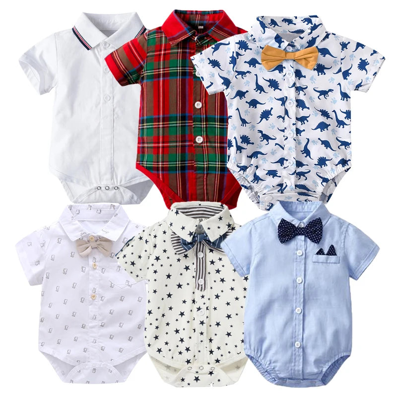 Baby Boy Bow Tie Bodysuit
