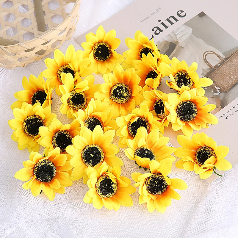 Silk Daisy & Sunflower Flowers