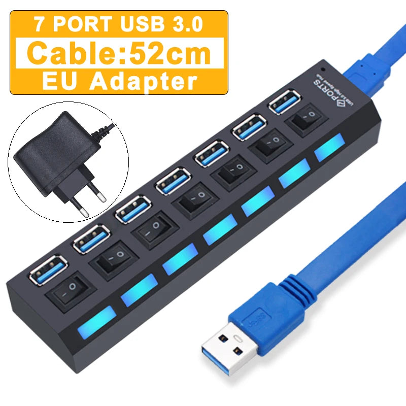 🔌 USB 3.0 Multi-Port Hub