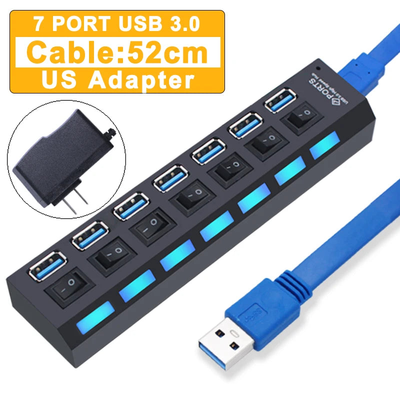 🔌 USB 3.0 Multi-Port Hub