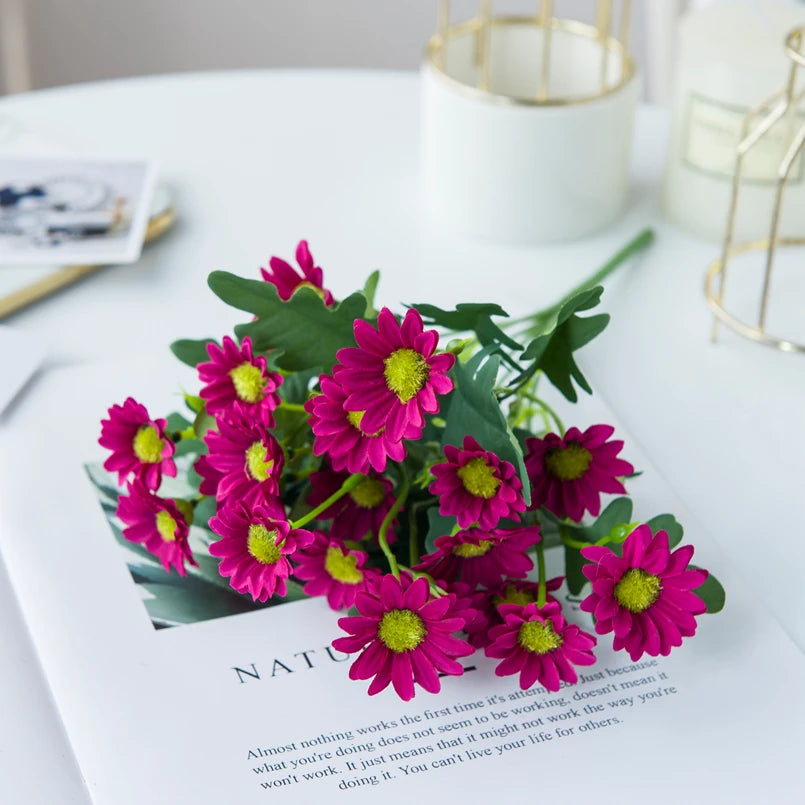 21-Head Silk Daisy Bouquet