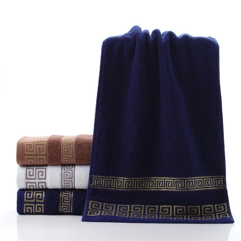 Embroidered Cotton Face Towel