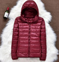 Women's Packable Hooded Down Jacket