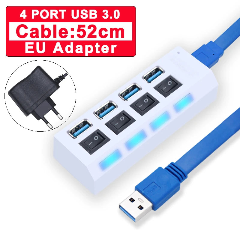 🔌 USB 3.0 Multi-Port Hub
