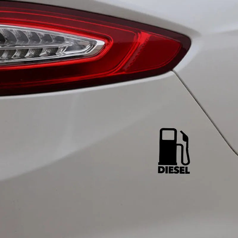 ⛽ Diesel Fuel Cover Scratch Sticker