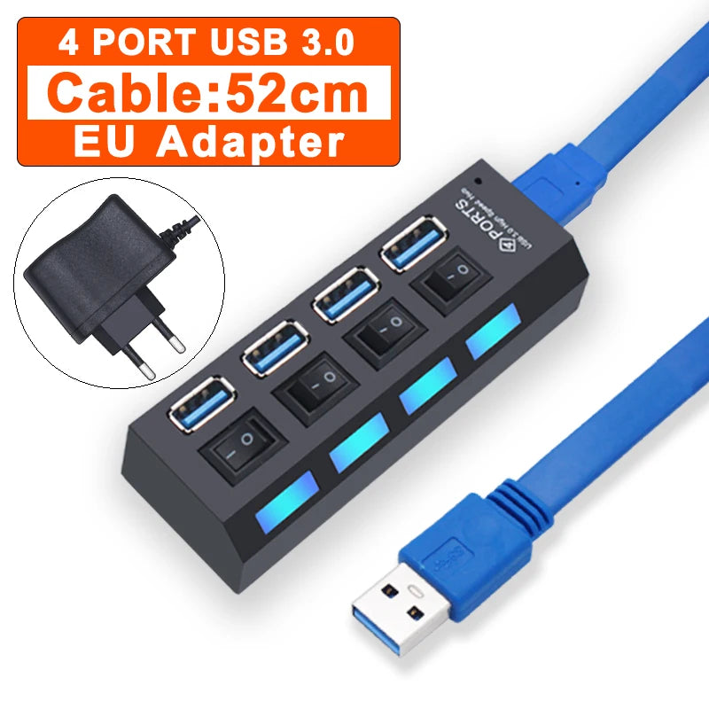 🔌 USB 3.0 Multi-Port Hub
