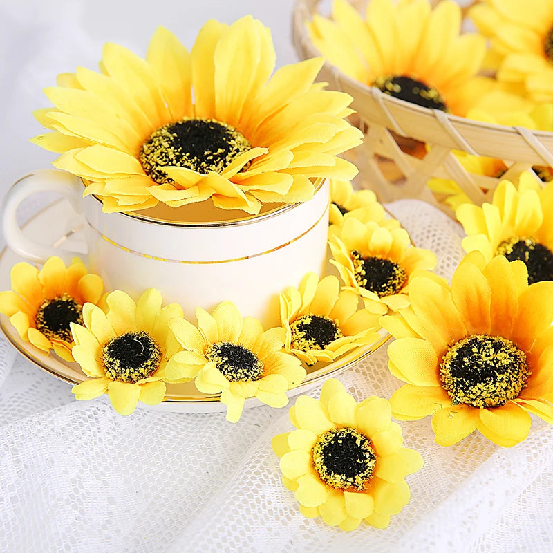 Silk Daisy & Sunflower Flowers