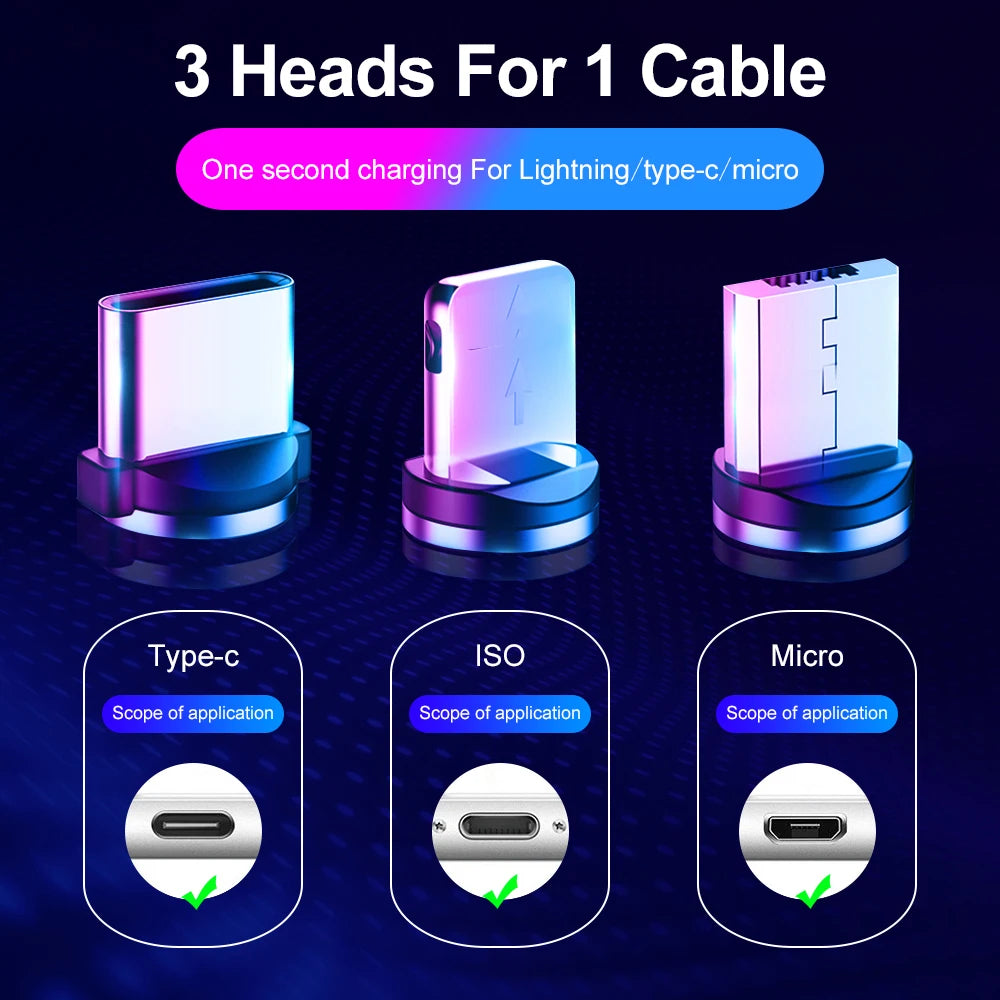 📱 Magnetic Fast Charging Cable