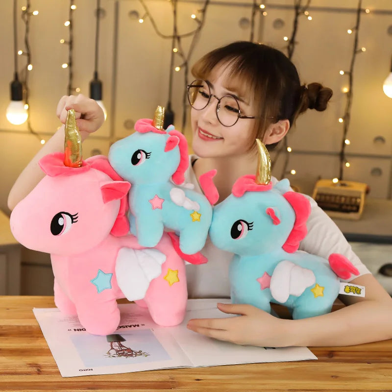 Standing Unicorn Plush 40cm
