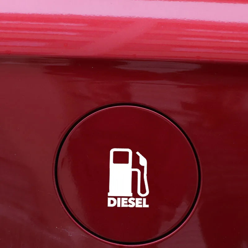 ⛽ Diesel Fuel Cover Scratch Sticker