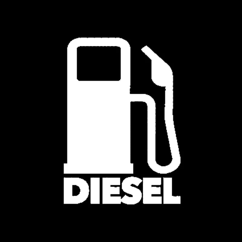 ⛽ Diesel Fuel Cover Scratch Sticker
