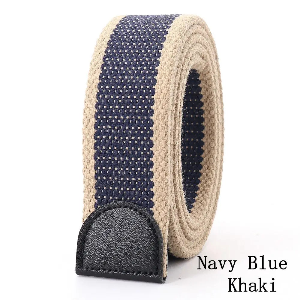Canvas Tactical Belt Strap – No Buckle