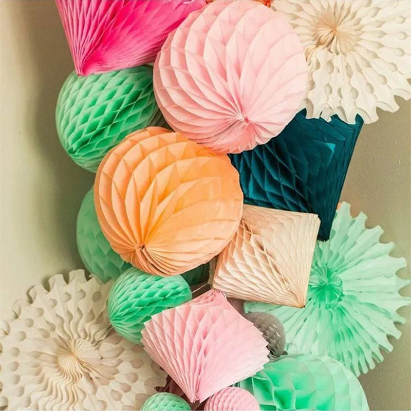 Paper Fan Party Decorations