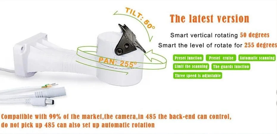 📹 RS485 Motorized PTZ Camera Bracket