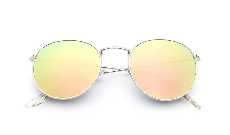 Classic Round Mirrored Sunglasses