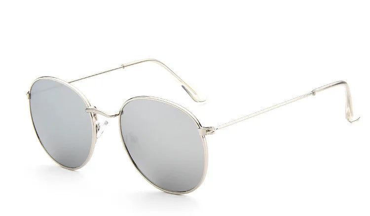 Classic Round Mirrored Sunglasses