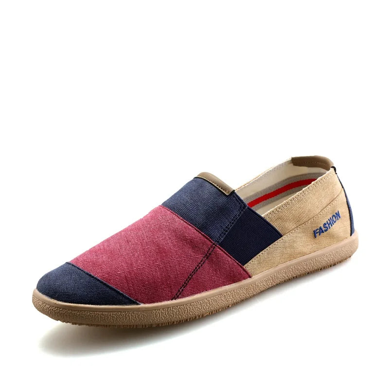 Men's Linen Slip-On Loafers