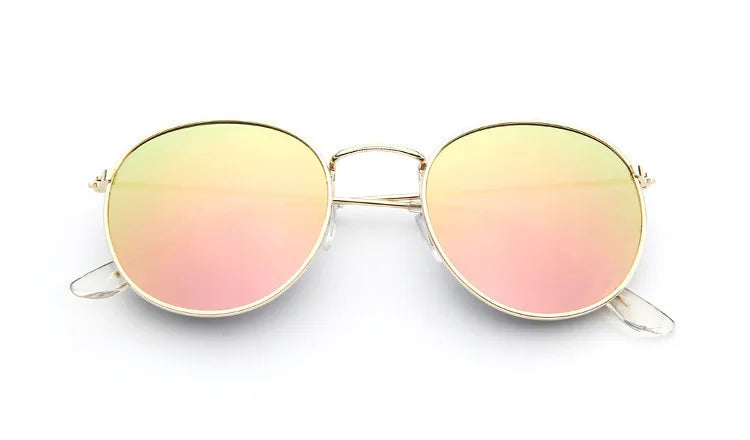 Classic Round Mirrored Sunglasses