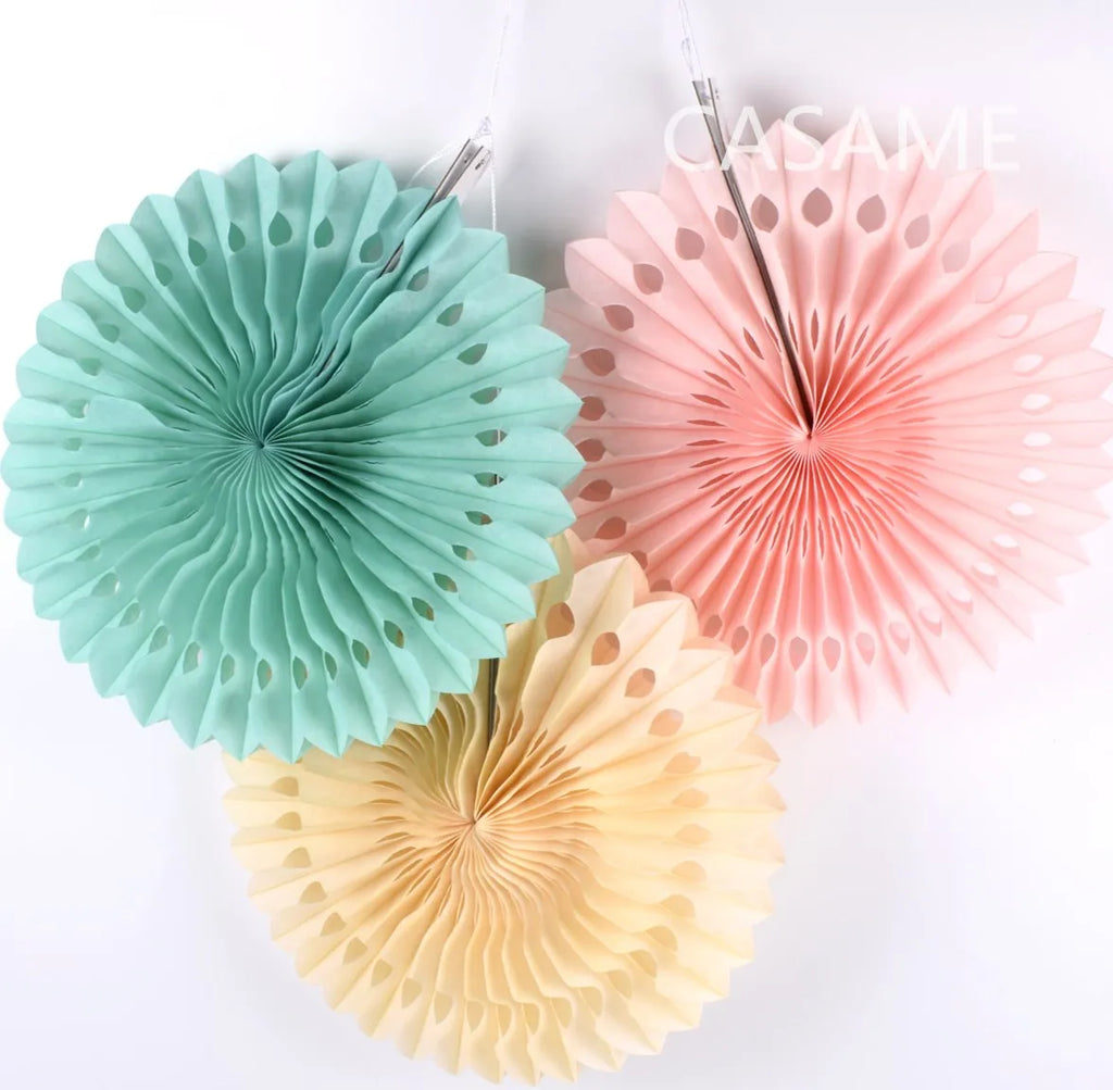 Paper Fan Party Decorations