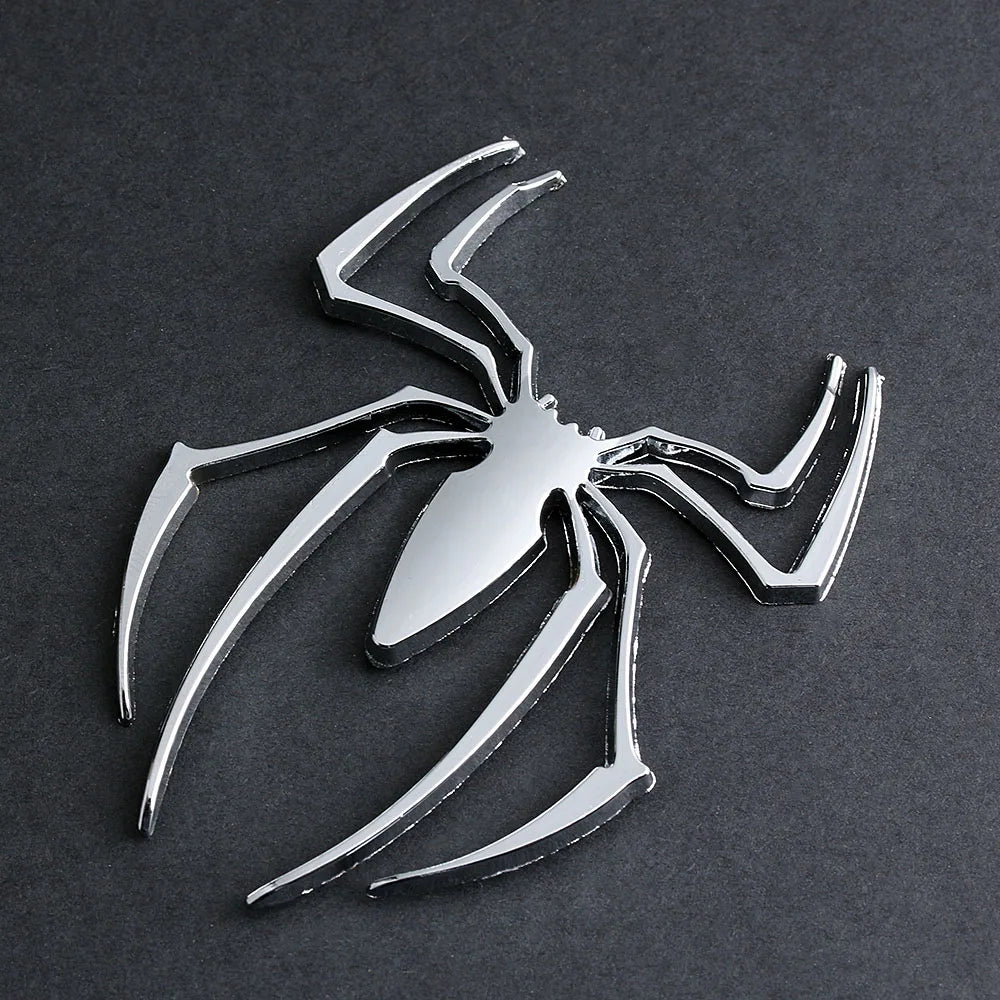 🕷️ 3D Metal Spider Car Emblem