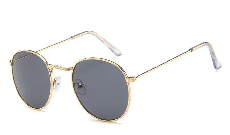 Classic Round Mirrored Sunglasses