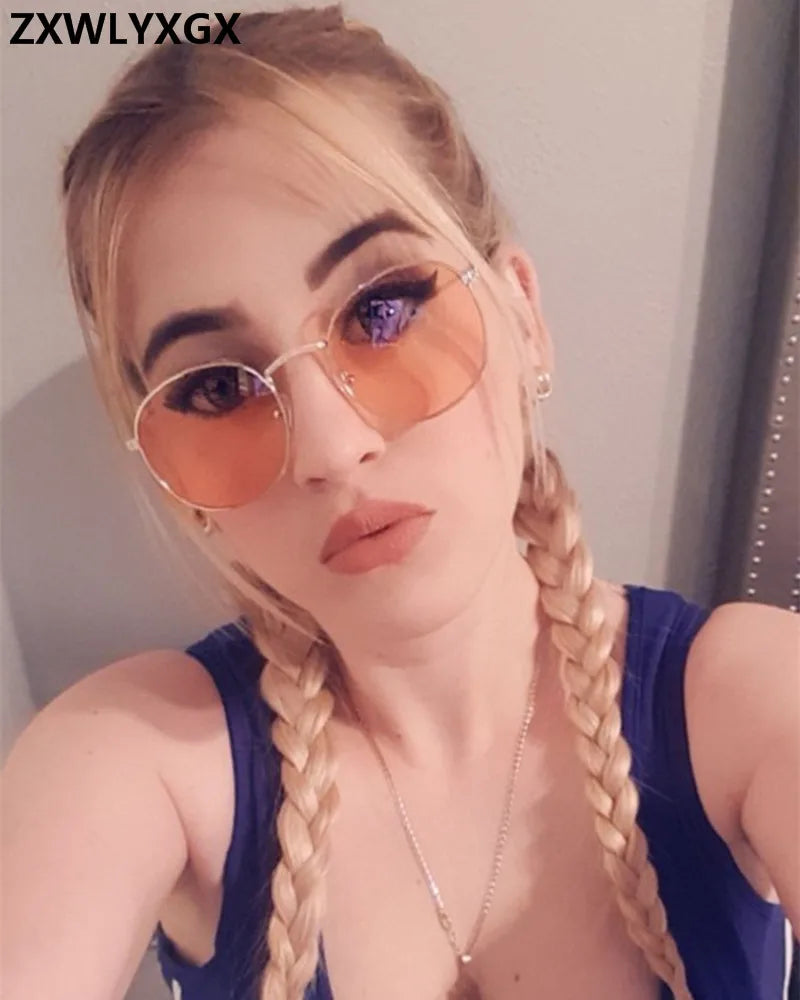 Classic Round Mirrored Sunglasses