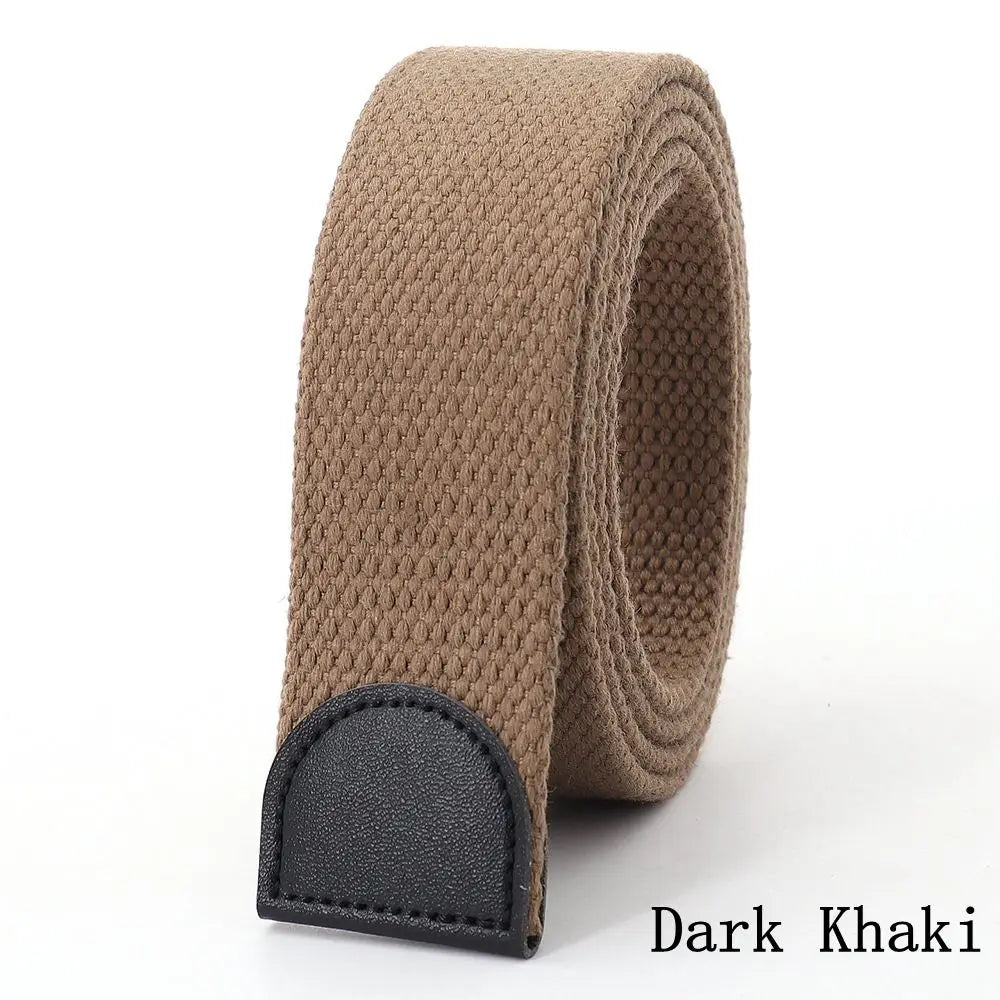Canvas Tactical Belt Strap – No Buckle