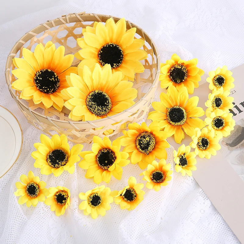Silk Daisy & Sunflower Flowers