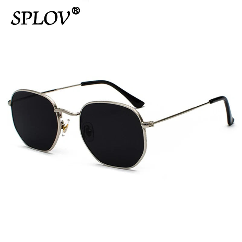 Hexagon Metal Frame Sunglasses