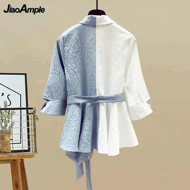 Lace Blouse & Jeans Set