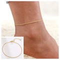 Layered Cuban Curb Chain Anklet