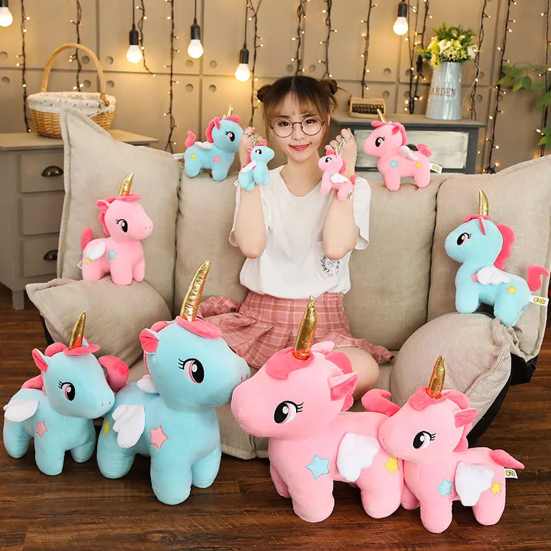 Standing Unicorn Plush 40cm