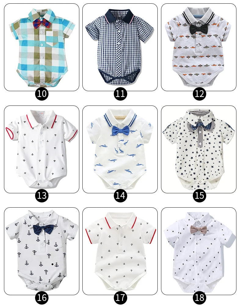 Baby Boy Bow Tie Bodysuit