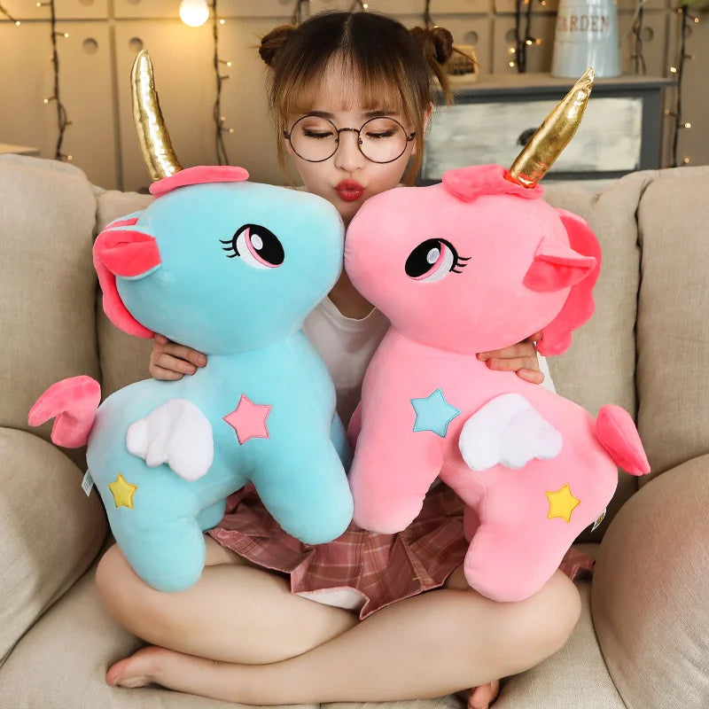 Standing Unicorn Plush 40cm